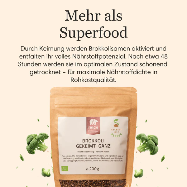 Brokkoli gekeimt, ganz, 200g
