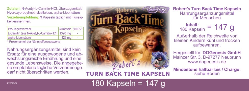 Turn Back Time Kapseln, 180