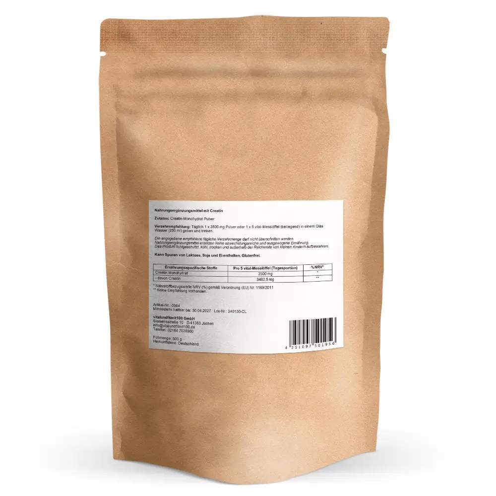 Kreatin Pulver, 500g