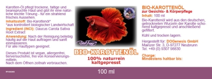 Bio Karottenöl, 100ml