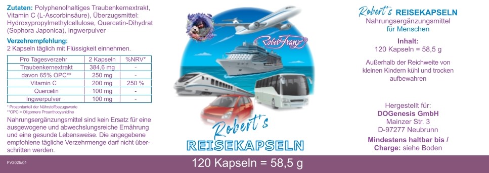 Roberts Reisekapseln, 120Kaps.
