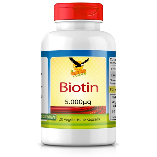 Biotin hochdosiert 5mg, 120 Kap.