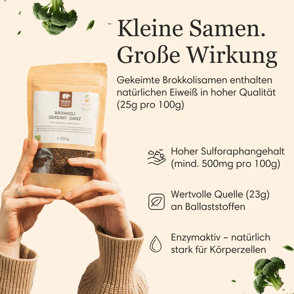 Brokkoli gekeimt, ganz, 200g
