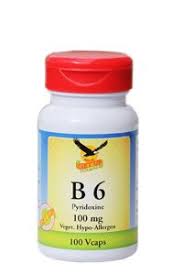 Vitamin B6, 100mg, 100 Kaps.