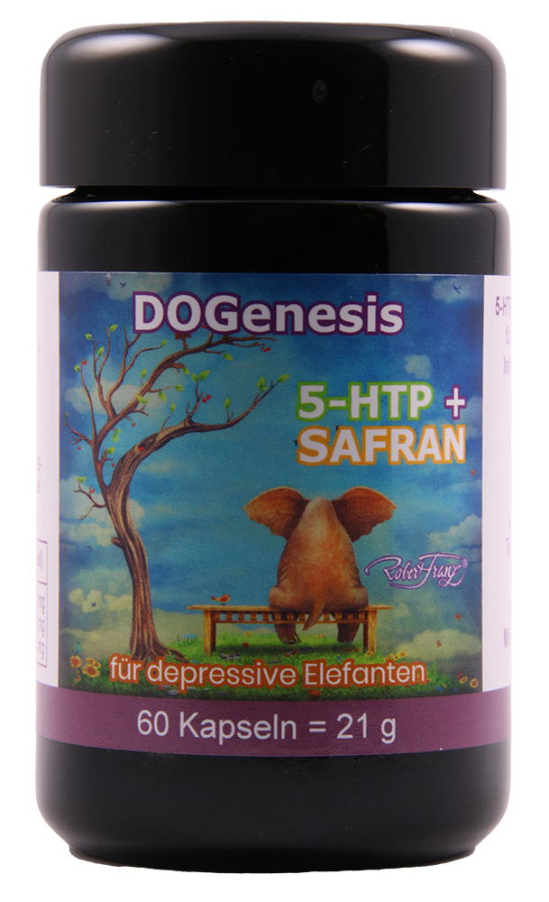 5 – HTP + Safran für Depressive Elefanten, 60 Kap.