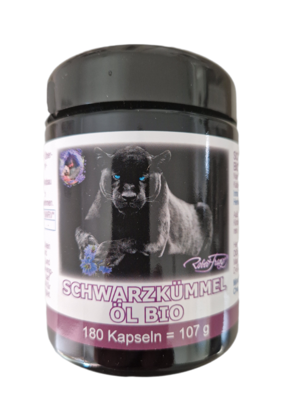 Schwarzkümmel Öl Bio, 180 Kaps.