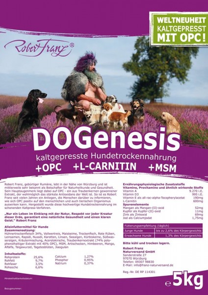 Hundefutter DoGenesis (5 kg)